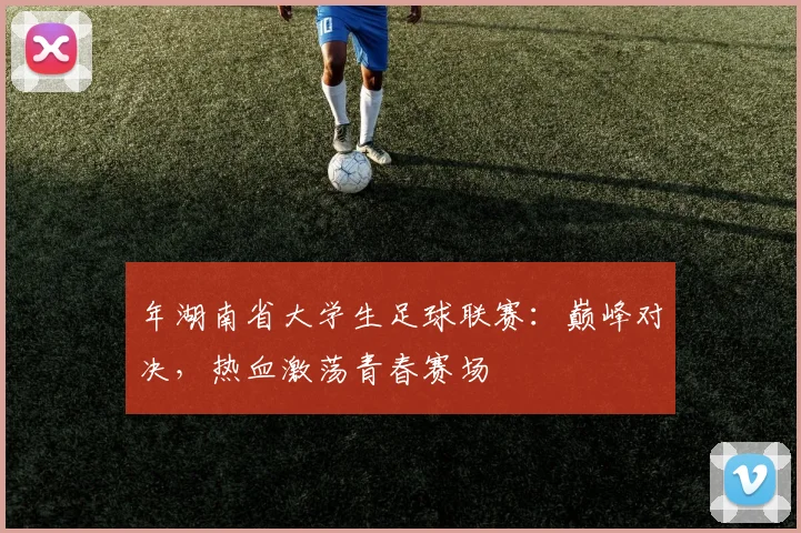 年湖南省大学生足球联赛:巅峰对决,热血激荡青春赛场